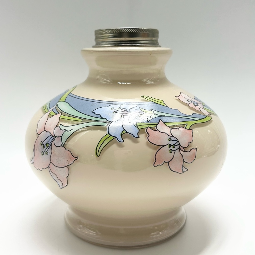 Anchor Hocking - Vintage (1980) Kerosene Oil Glass Lamp Decor.